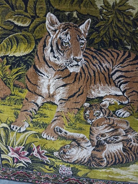 Quadro/Tapeçaria Africano