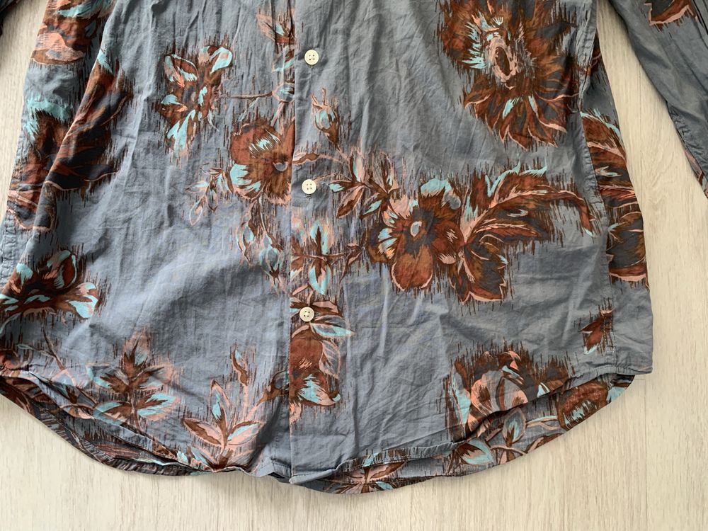 Niebieskobrązowa damska koszula H&M