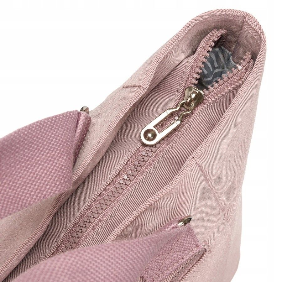 nylonowy, pojemny shopper damski - peterson