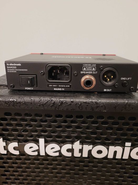 Wzmacniacz i kolumna basowa TC Electronic BAM200 i BC208