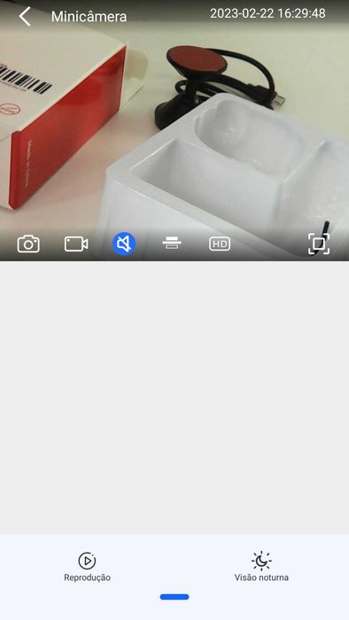 Mini camera vigilância wi-fi
