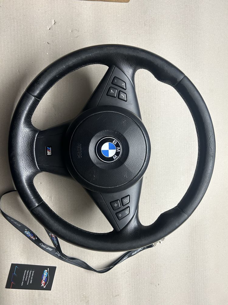 Kierownica Mpakiet e60 e61 airbag poduszka KLUCZYK przedlift prelci