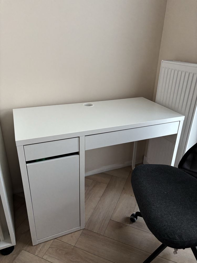Krzesło biurowe JÄRVFJÄLLET i biurko MICKE - zestaw, ikea używane