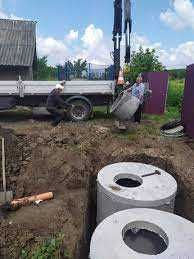 Копання септиків Септик Під Ключ КольцаБетонні Круги Кільця Екскаватор