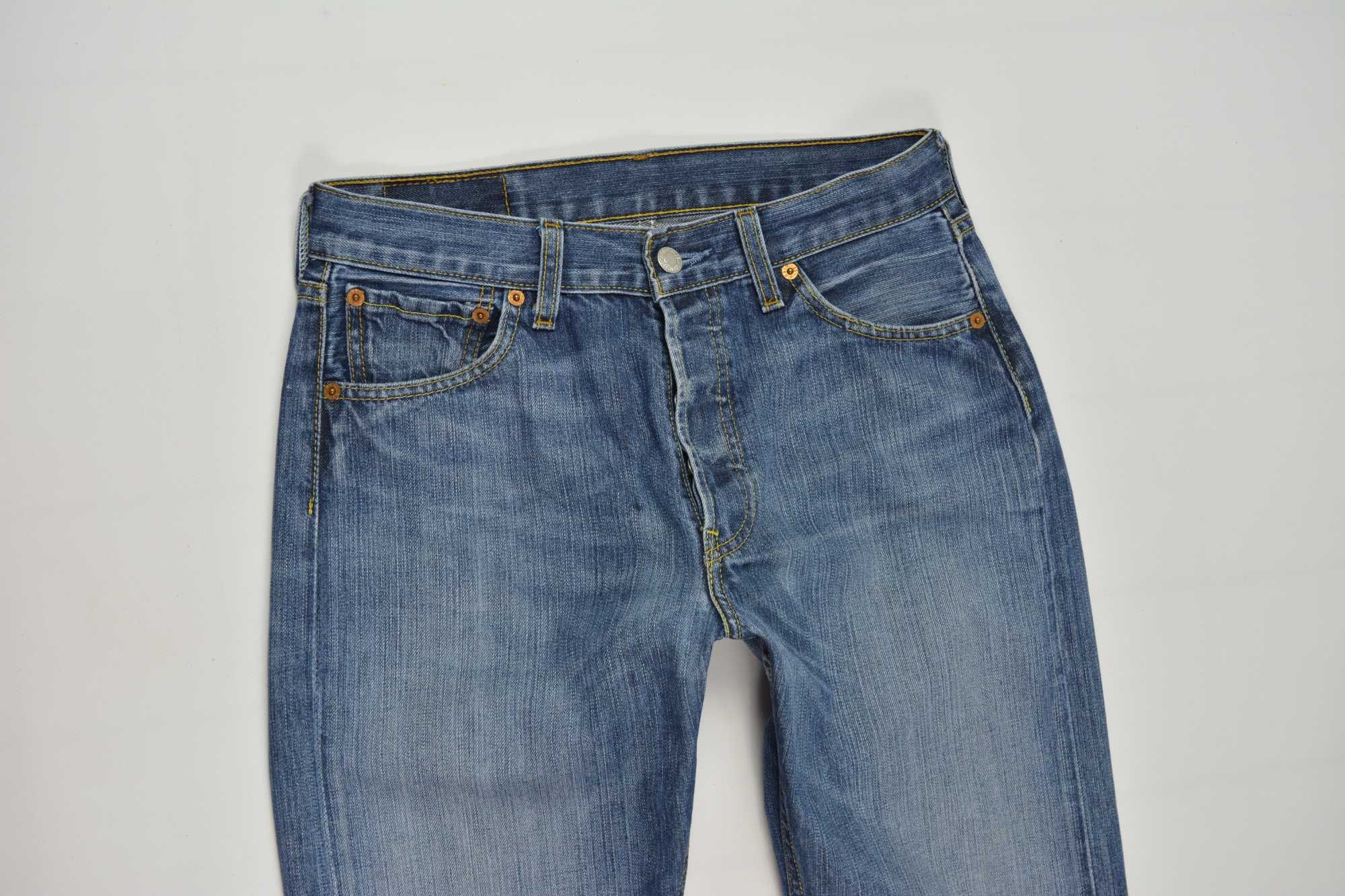 Levis 501 Kultowe Klasyczne Jeansy W30 L30 30/30 pas:77