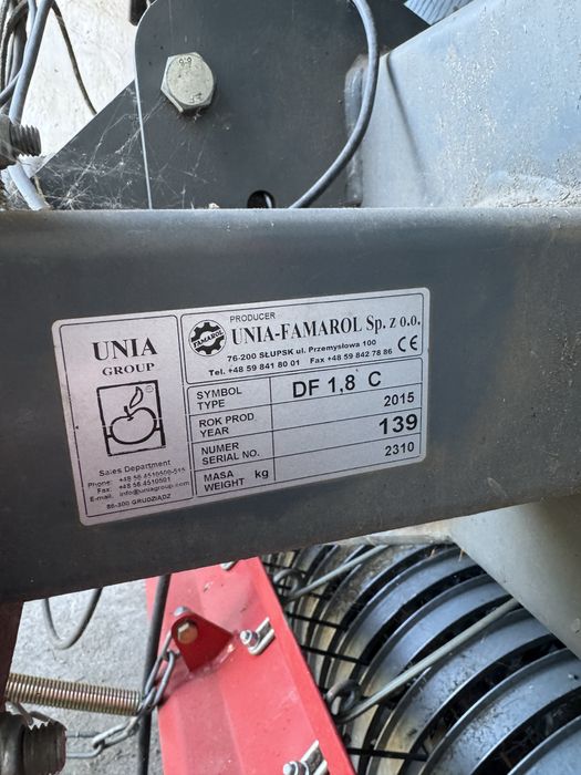 Prasa rolujaca unia model DC 1.8C