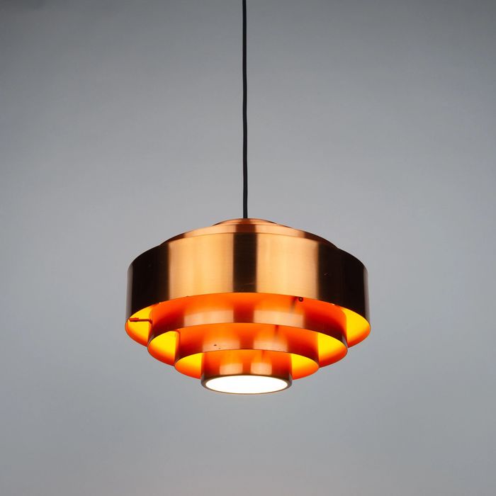 Duńska lampa Ultra proj Jo Hammerborg Fog og Morup Dania 1963