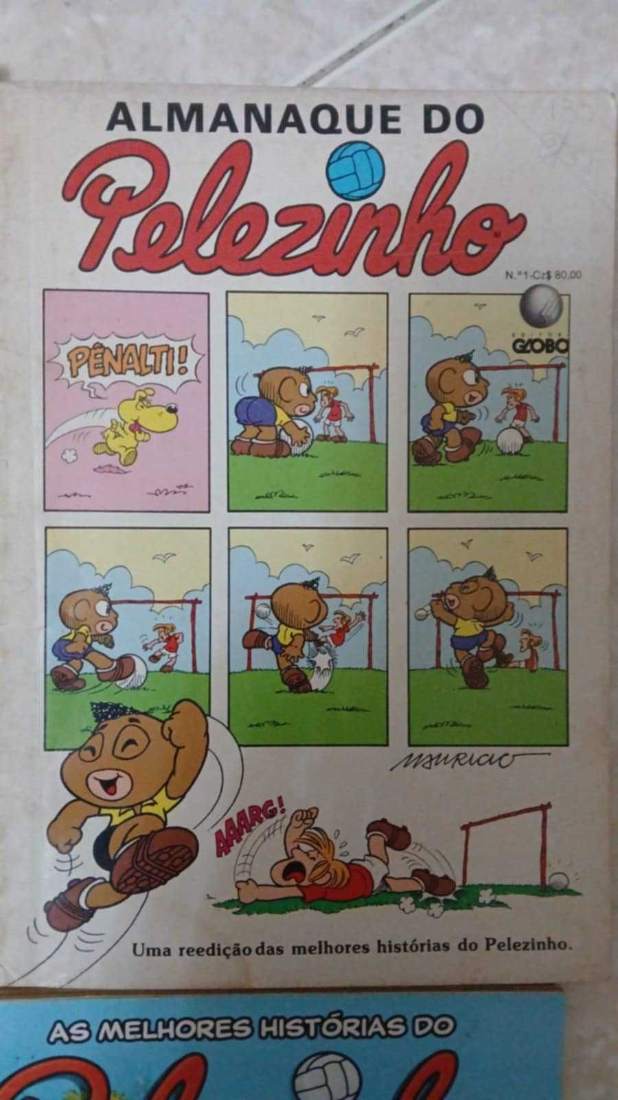 PELEZINHO- Abril, Globo e Panini - 1ºs números
