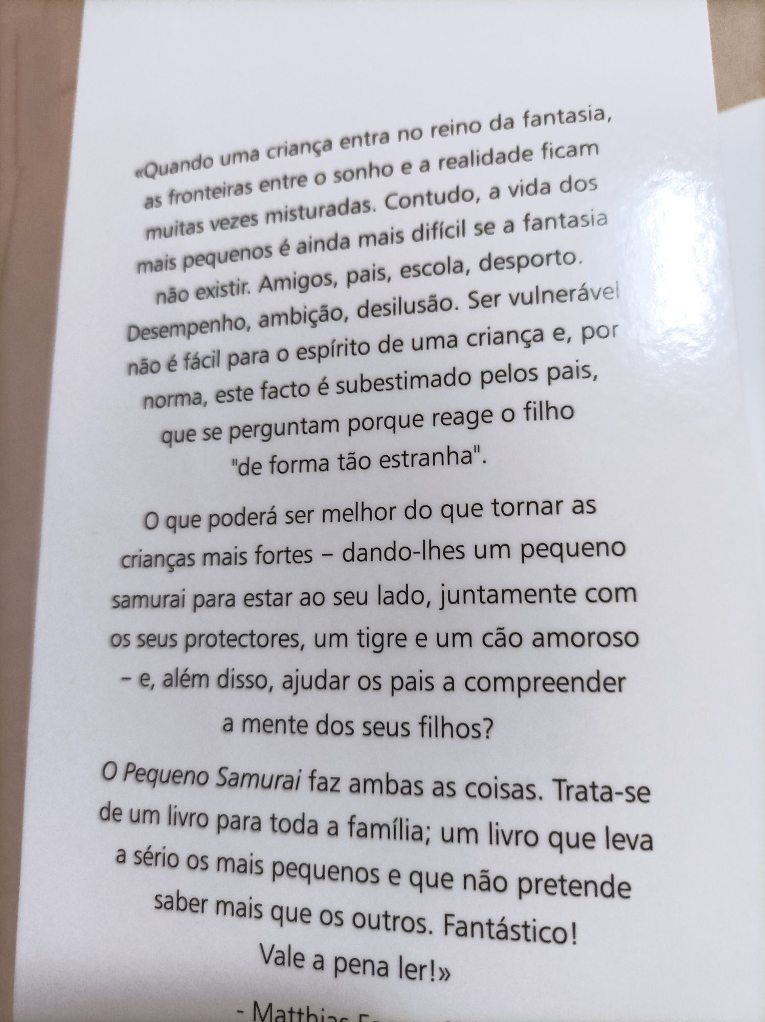 Livro: O Pequeno Samurai - Liberte os seus filhos do medo