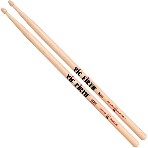 Барабанные палочки Vic Firth 5B, 5BN, 5AN, 5А, 2BN American Classic