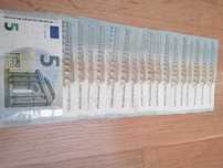 Coleção de notas de 5€