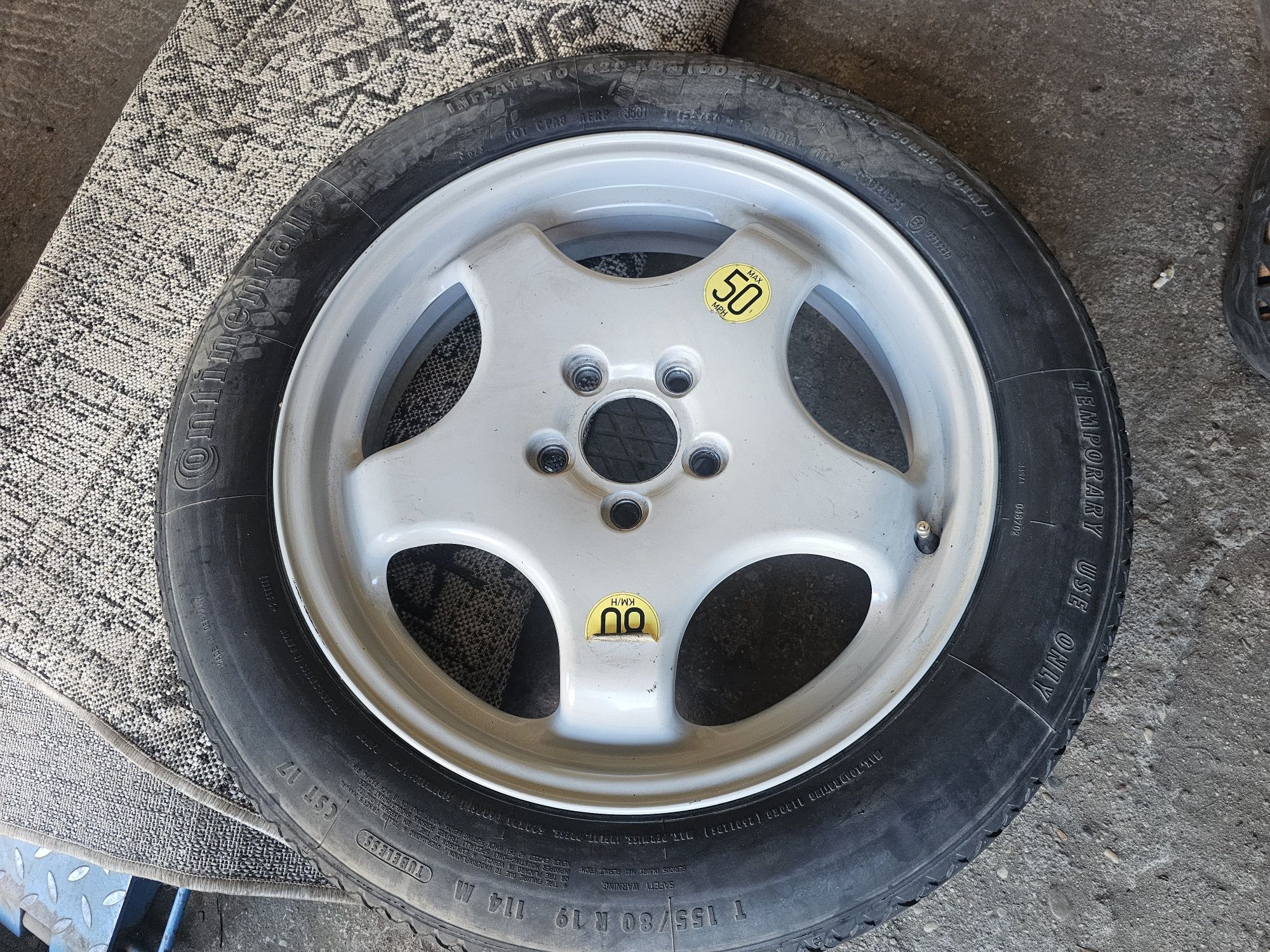 Koło Dojazdowe BMW X6-E71 R19 5x120
