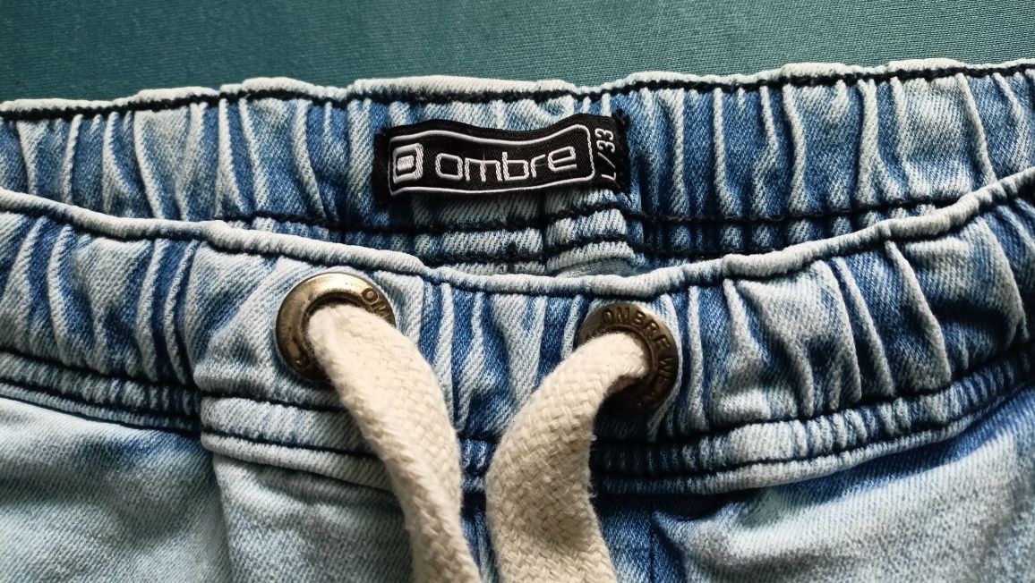 Spodenki jeansowe męskie Ombre roz. L