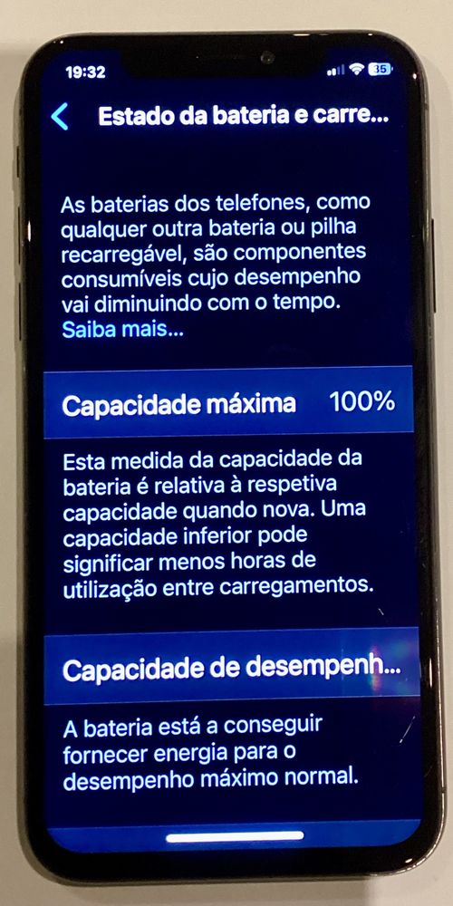 iPhone X - 64GB - Traseira preta