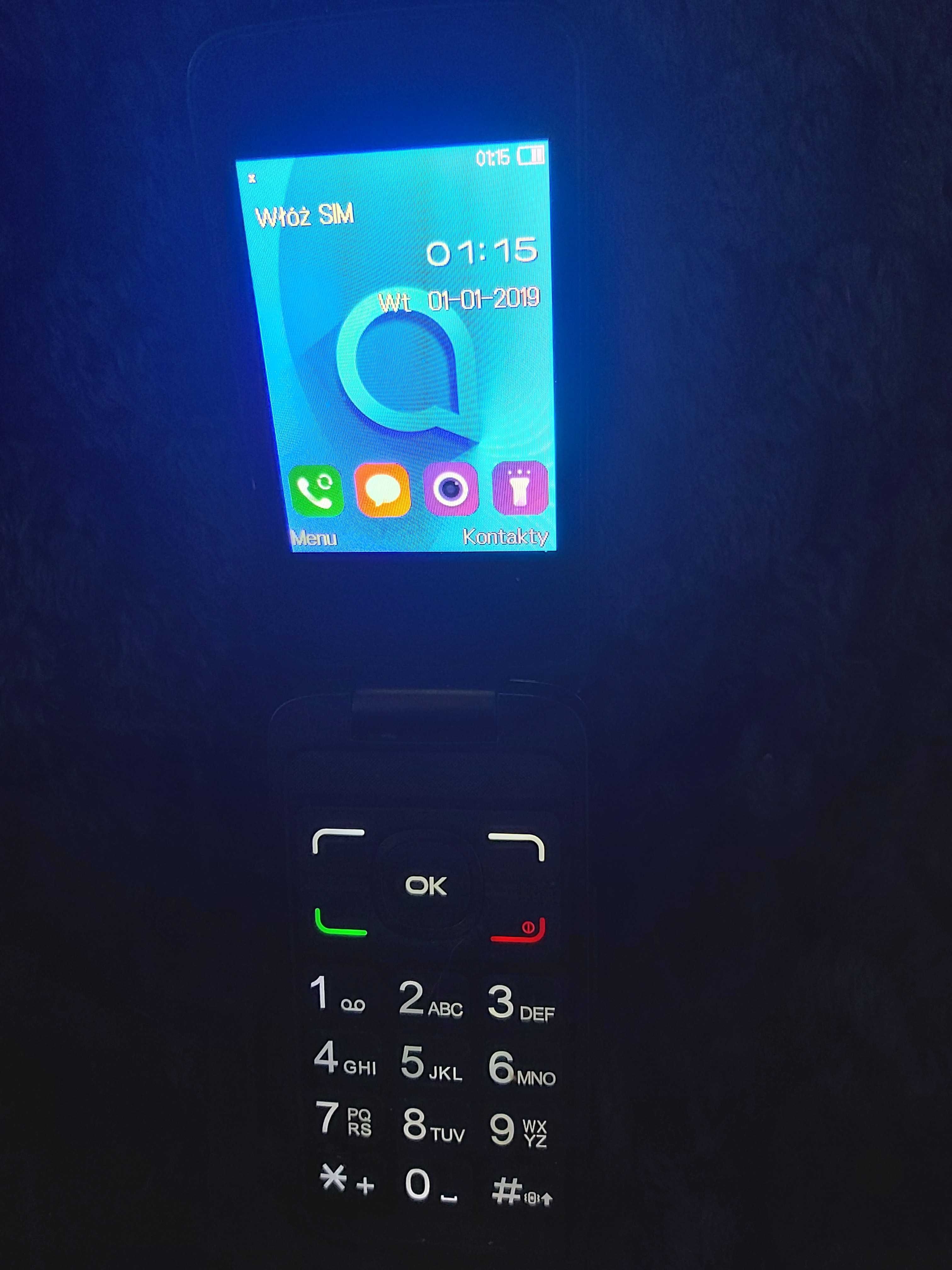 Telefon dla seniora z klapką
