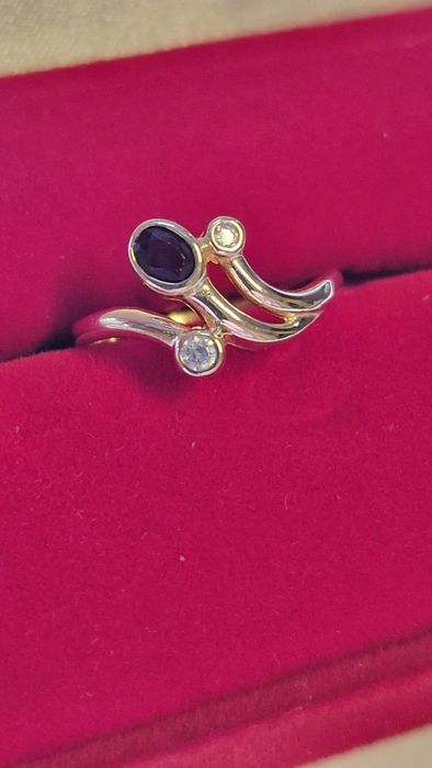 Złoty pierścionek próba 585