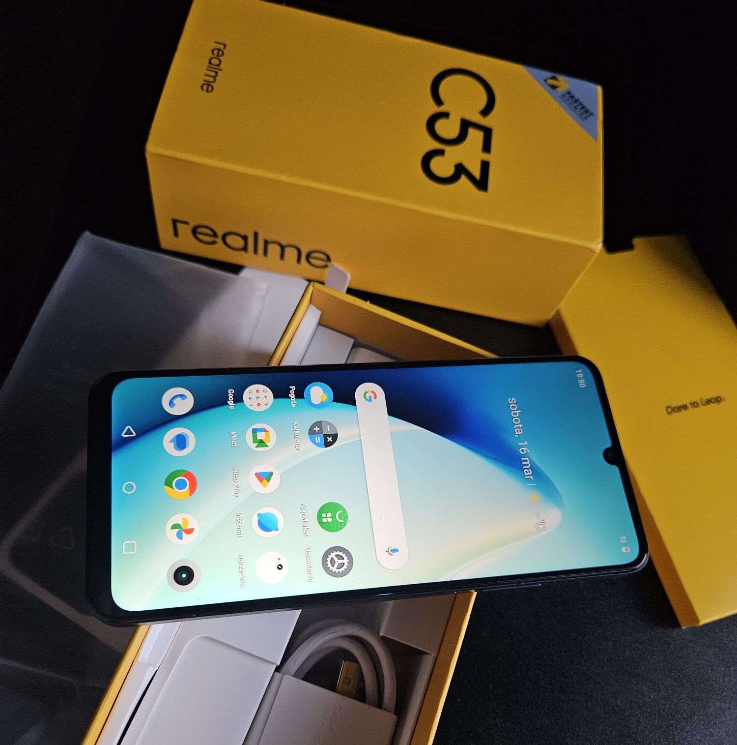 JAK Nowy REALME C53 5G 6gb 128GB super model smukły okazja zamiana TOP