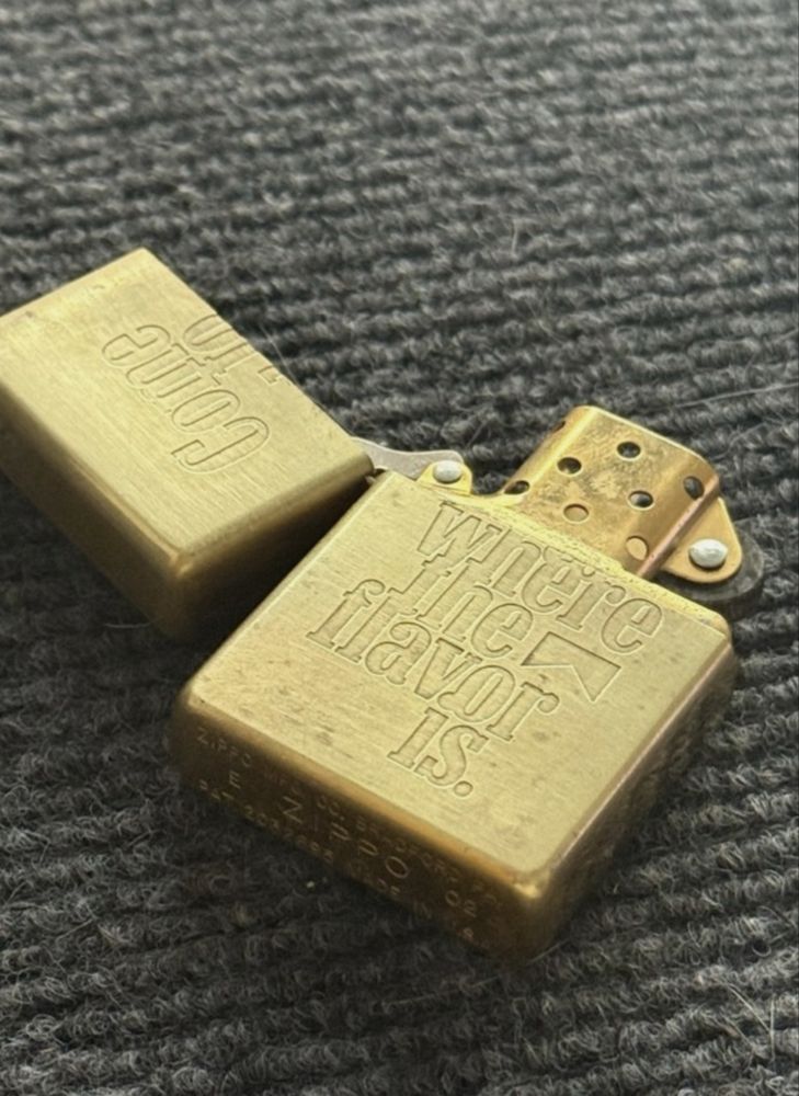 Zippo Marlboro Come To Where The Flavour Is