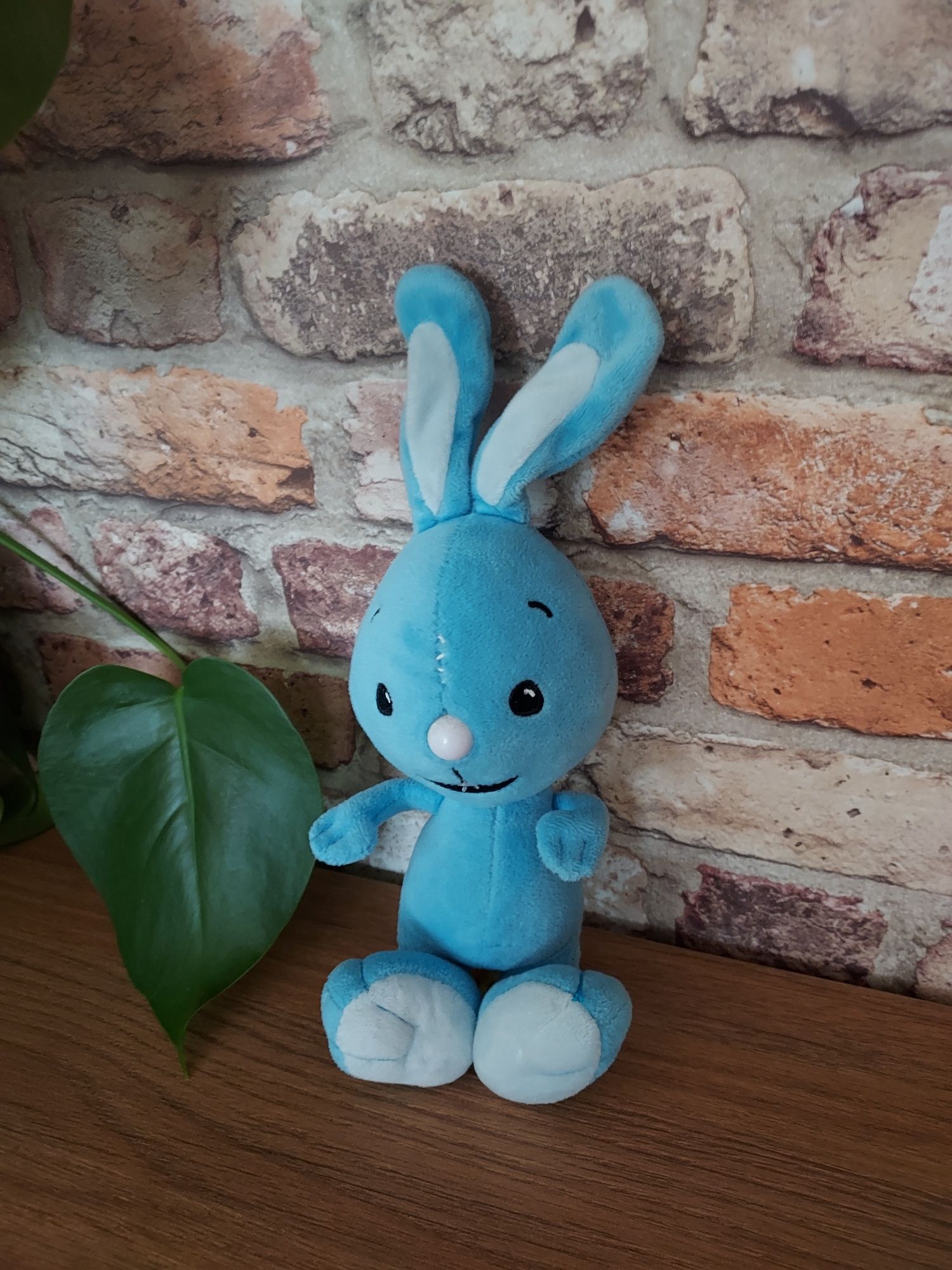 Kikaninchen oryginalny królikok 30 cm maskotka, niebieski królik