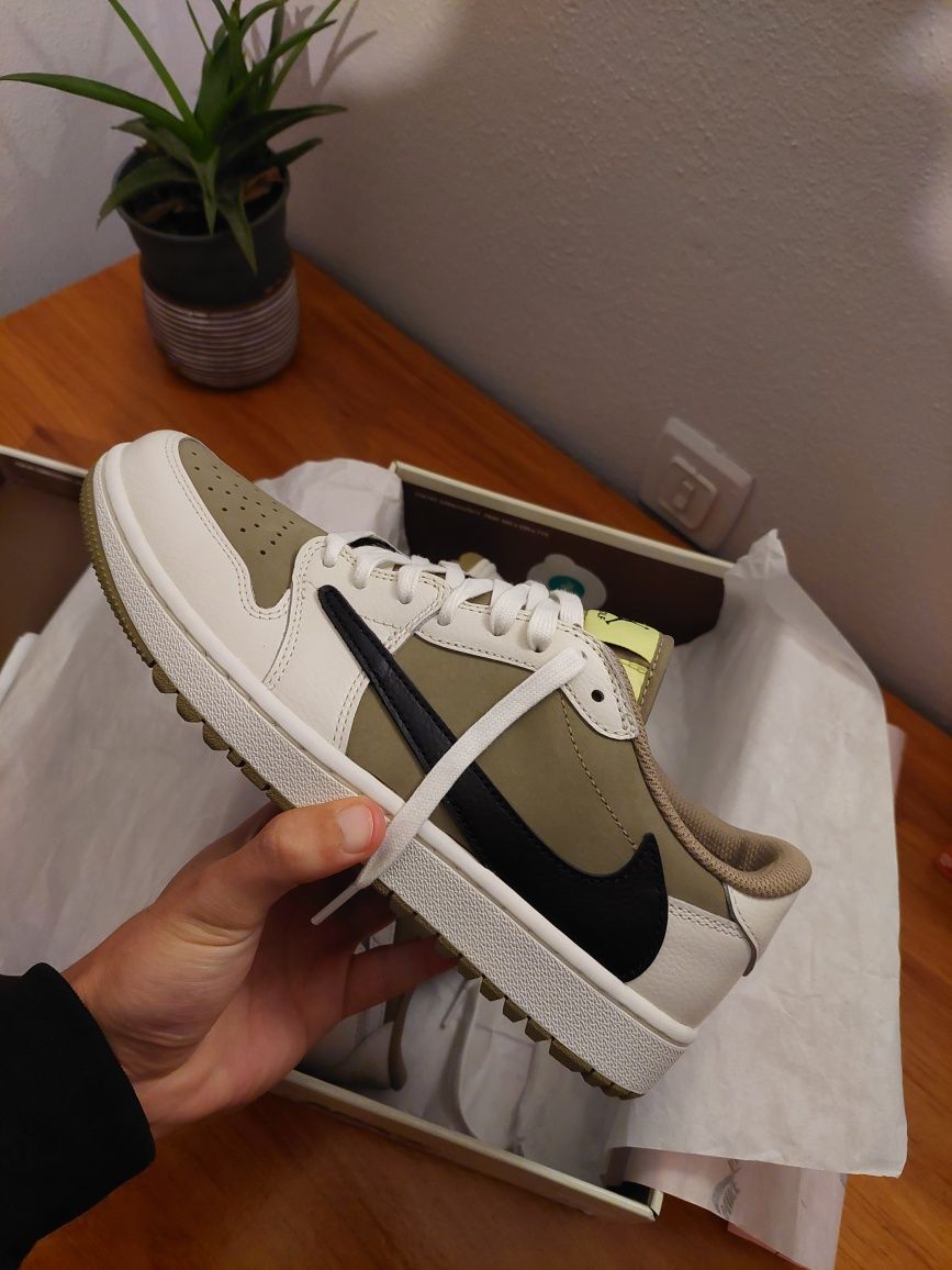 Travis Jordan 1 Low Golf Neutral Olive