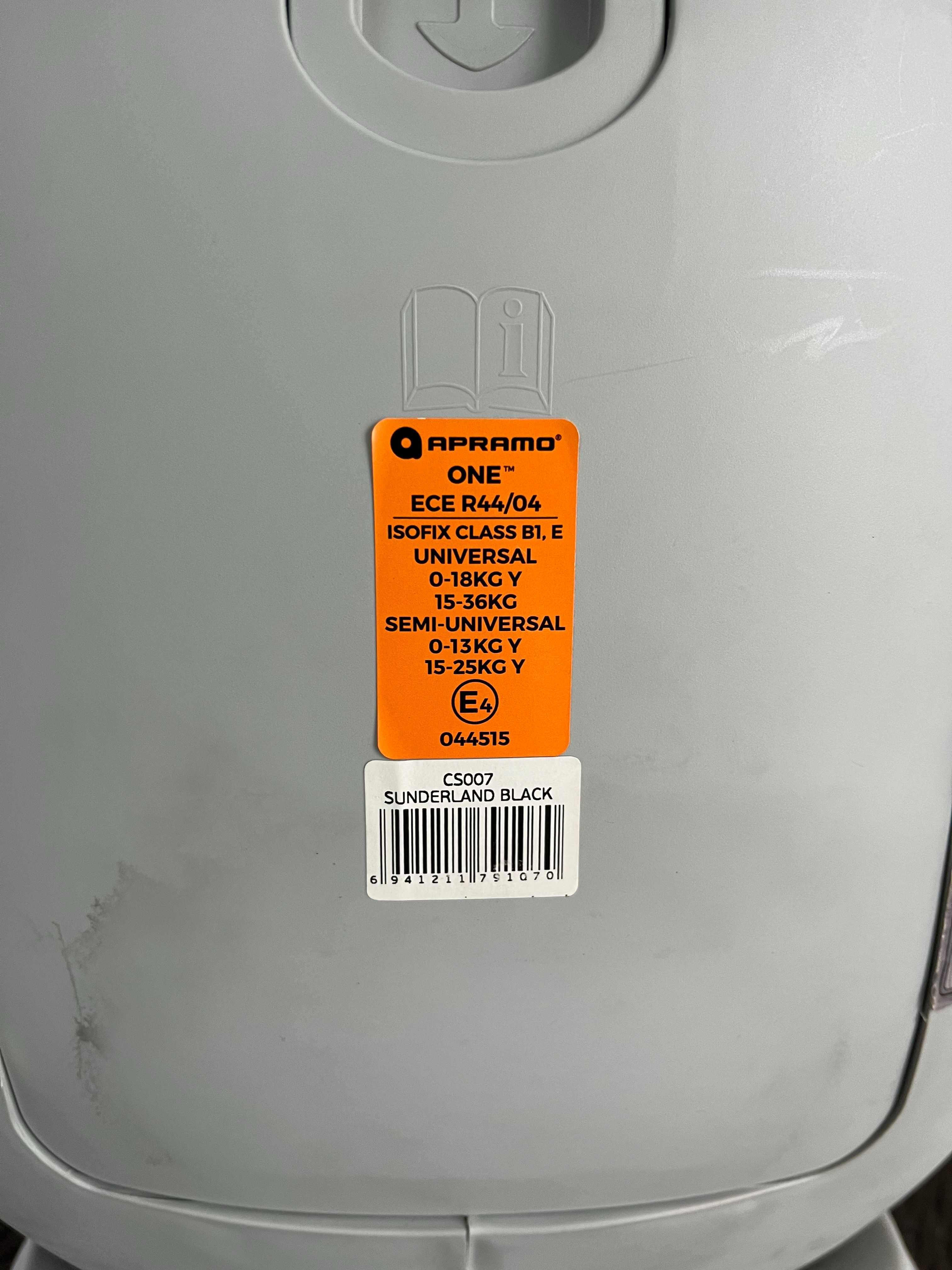 Cadeira Auto APRAMO ONE