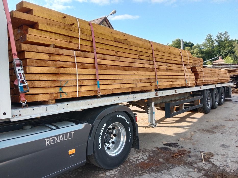 Tartak Więźba Dachowa Drzewo Drewno Budowlane-Deski -Kantowki