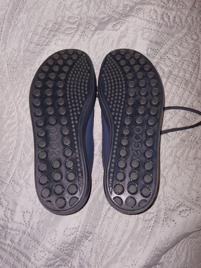 Półbuty damskie ecco soft 7 W granat