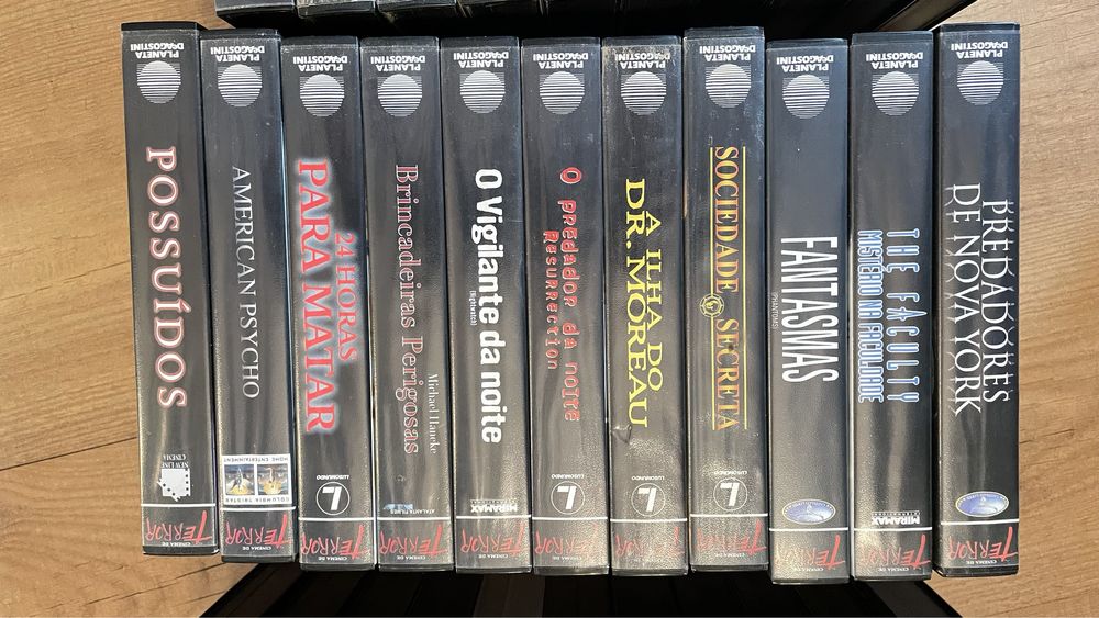 Colecção de filmes de terror em VHS - actualizado