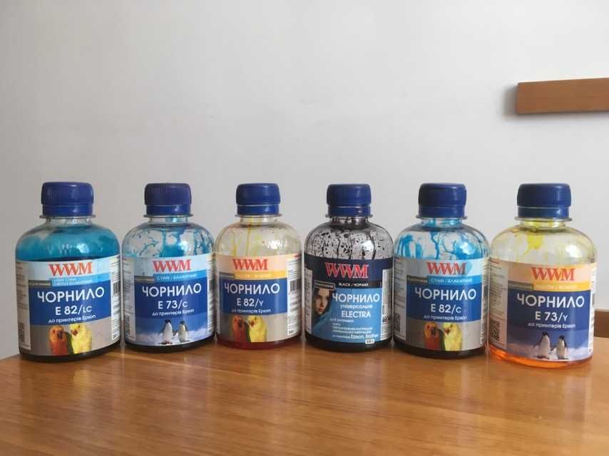 Чорнило, тонери, фарби до принтера Epson (Епсон), Hewlett-Packard