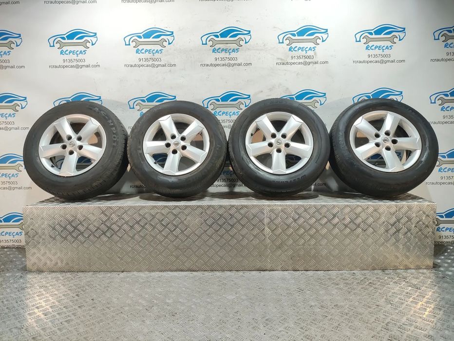 Conjunto Jantes 16 Originais Nissan Qashqai 1 J10 6,5J ET40 5x114,3
