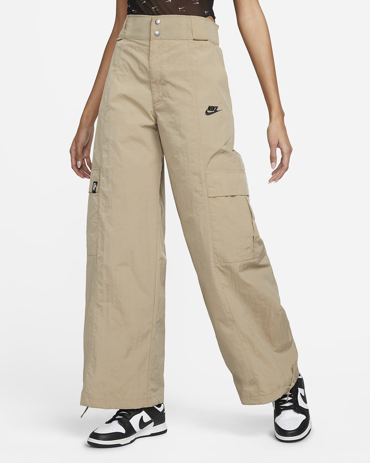 Жіночі штани-карго Nike з високою талією FJ4934-247