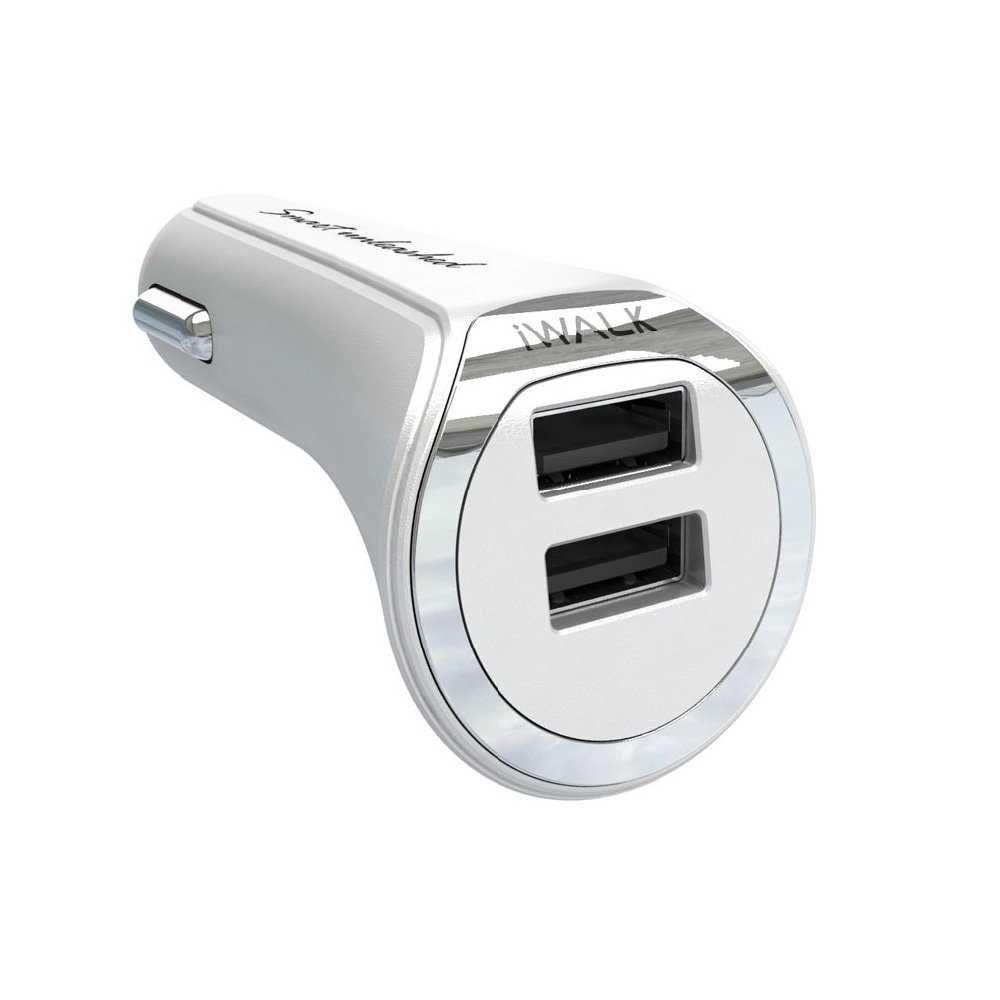 Автомобильное зарядное устройство iWALK 2 USB 3.4А зарядка в машину