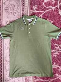 Футболка kappa medium polo small logo green