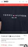 Tommy Hilfiger Чоловіча темно-синя футболка - мужская футболка
LOGO ТЕ