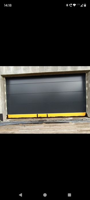 Brama garażowa Infiniti 500x224 czarny RAL 9005 panel termo 60mm