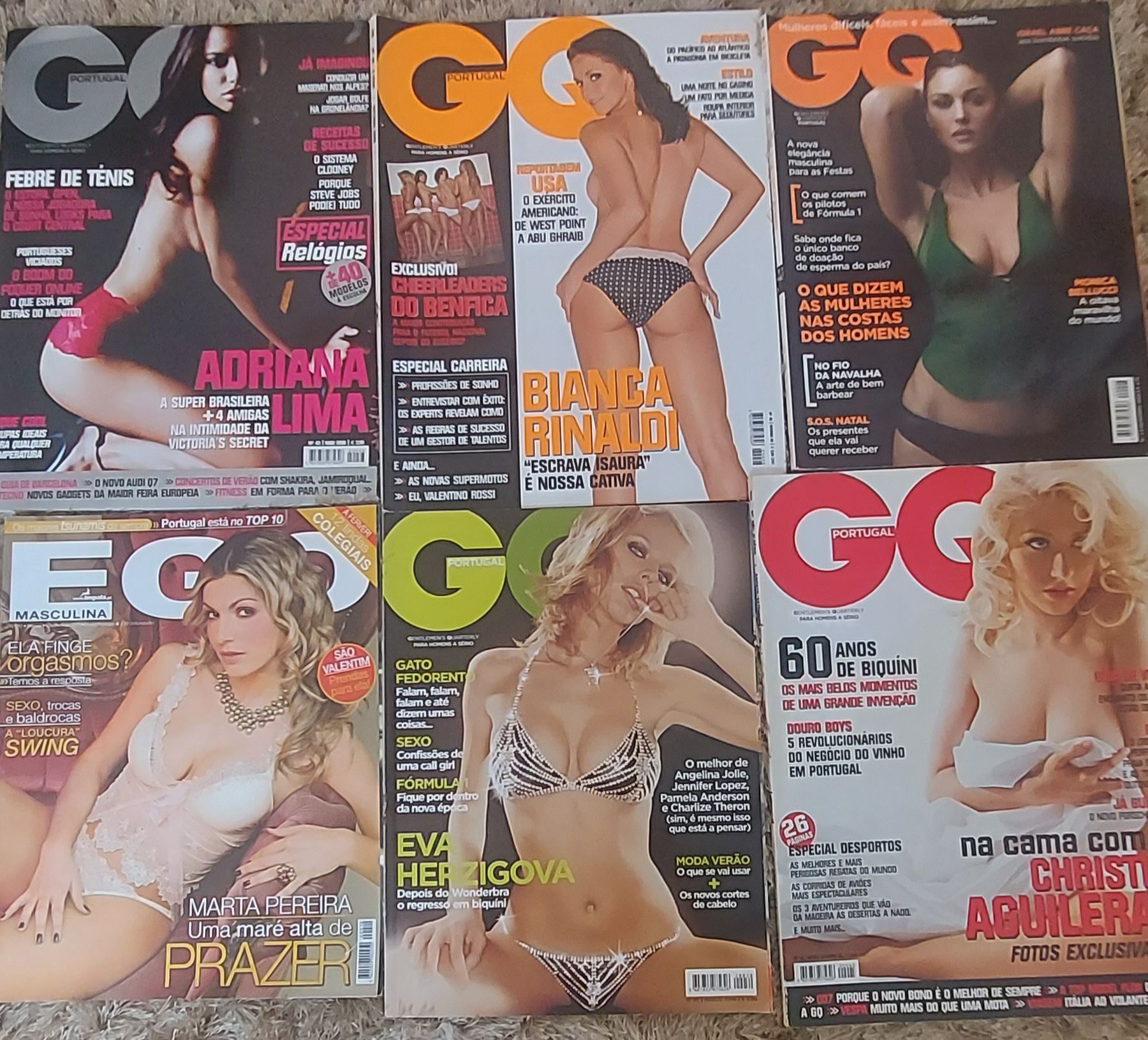 Revistas GQ como novas