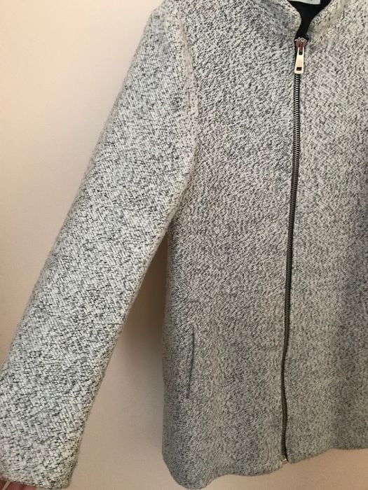 Popielaty płaszczyk stradivarius