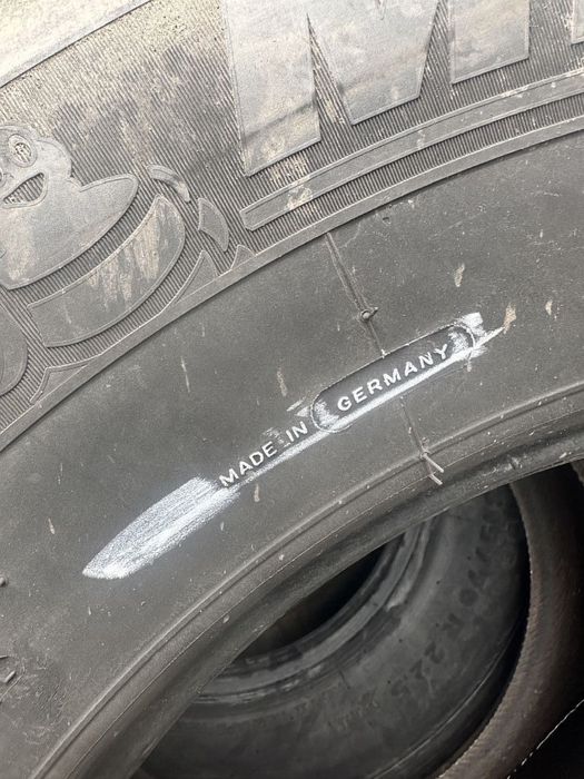 Шины бу резина 315 70 22,5 Мишлен из Германии 6 шт