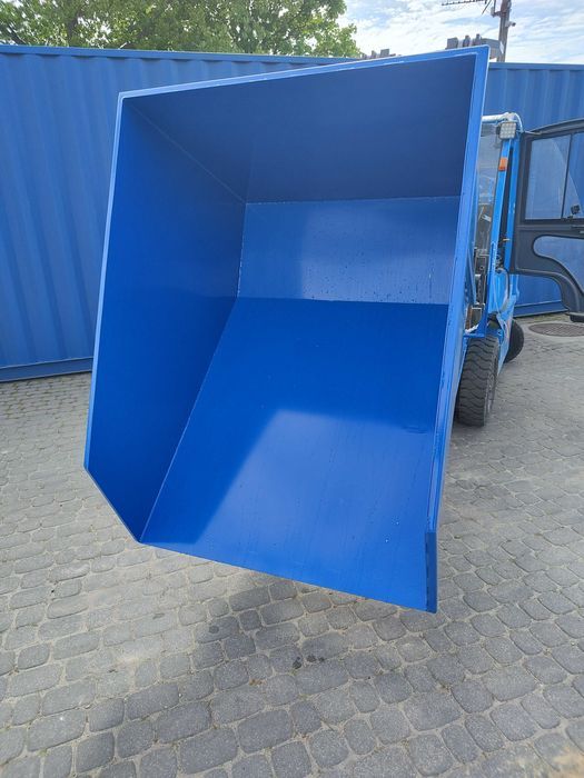 Kontener samowyładowczy do wózka widłowego na widły 1m3, 1000L