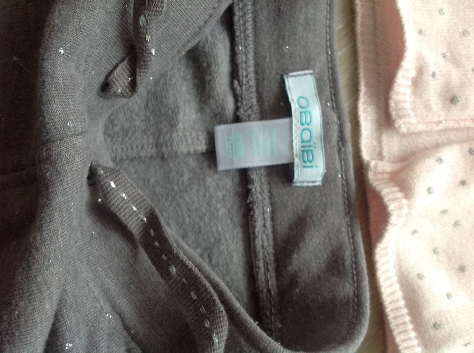 Obaibi штаны,реглан, кофта 6-9 мес