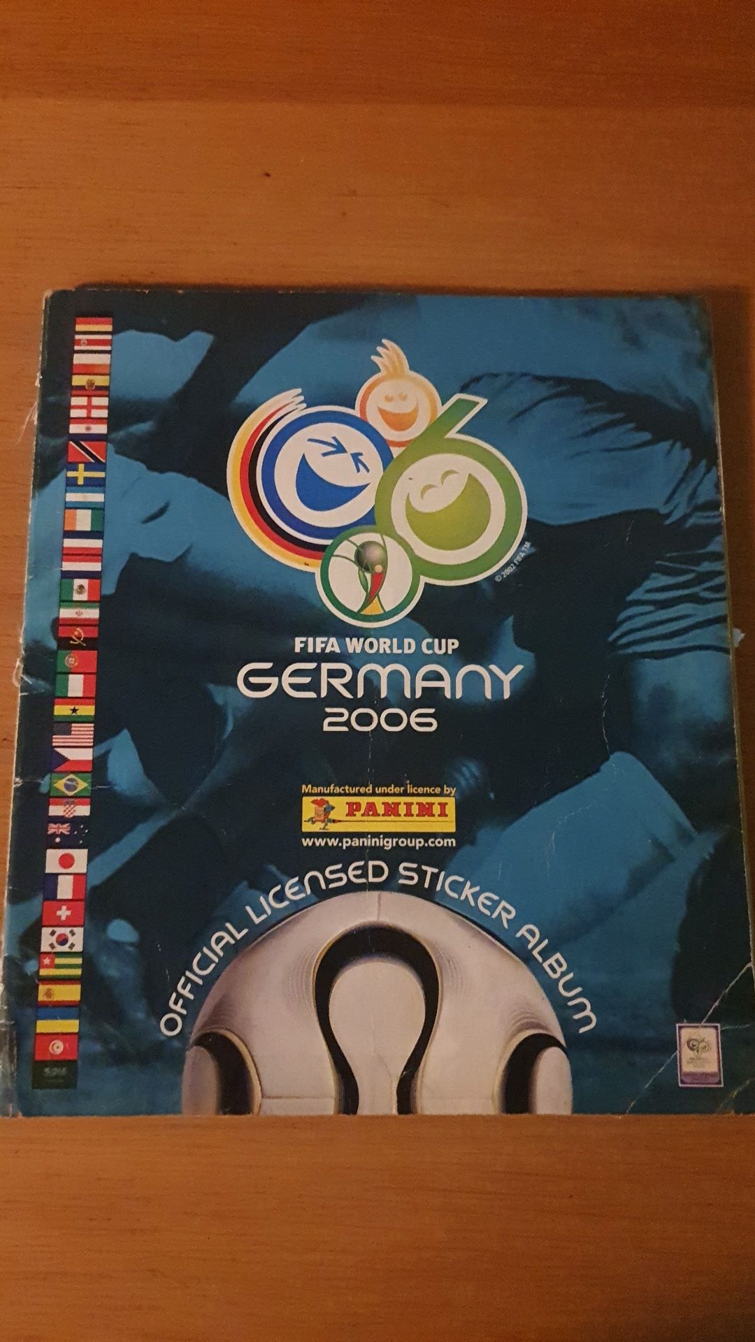 Caderneta World Cup Alemanha 2006 panini incompleta
