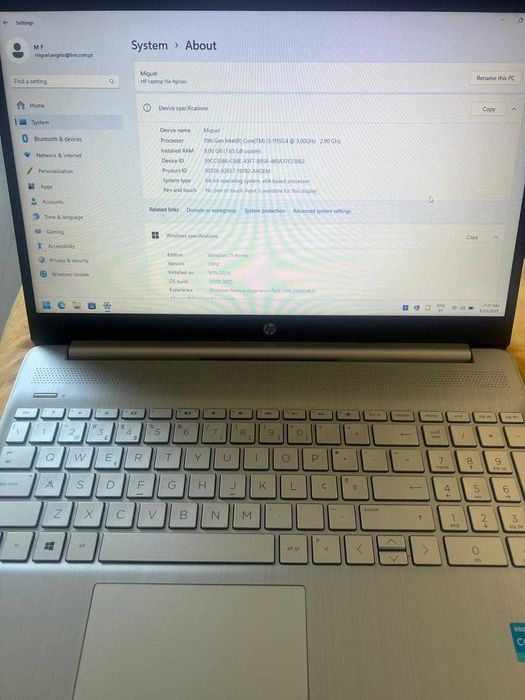 Hp Laptop 15s-fq2