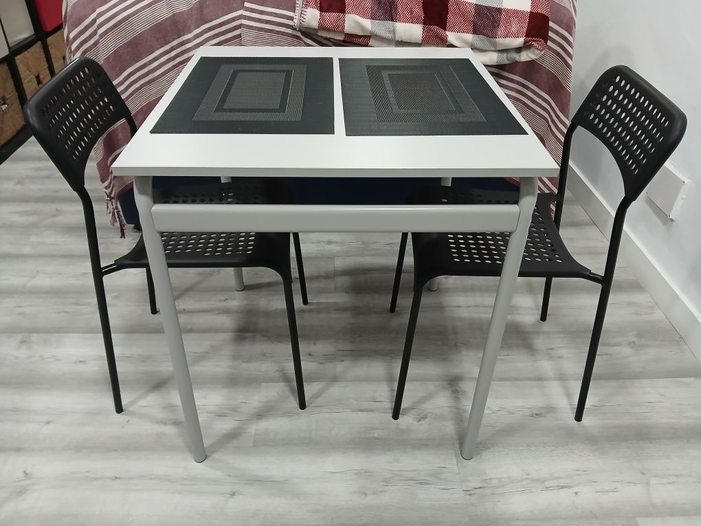 mesa GRÅSALA 67x67x75 cm cadeiras ADDE