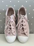 Skórzane trampki Converse 23,5 pudrowy róż skóra naturalna