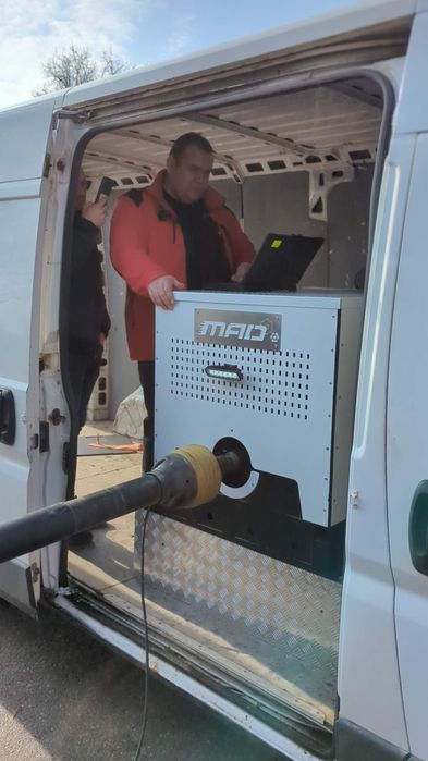 Hamownia do ciągników, hamownia wom MAD 1 PRO v2,  590KM 4900Nm