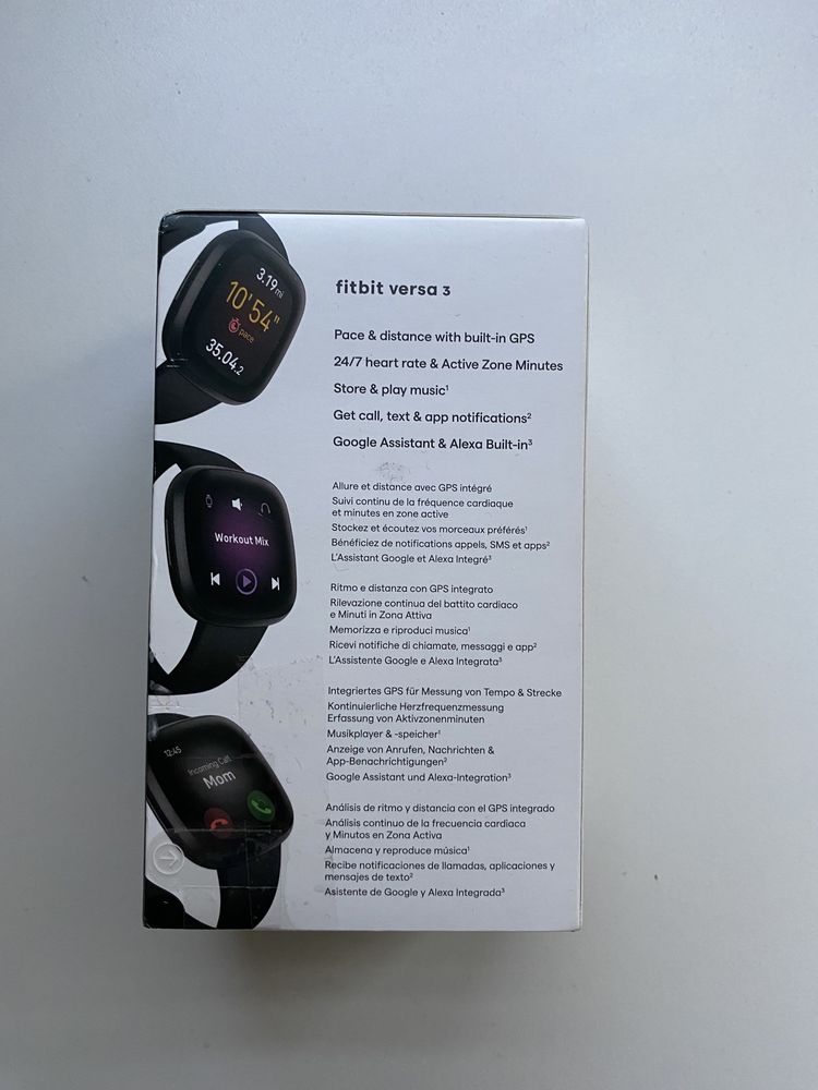 NOWY Zegarek/Smartwatch FitBit versa 3 + GPS