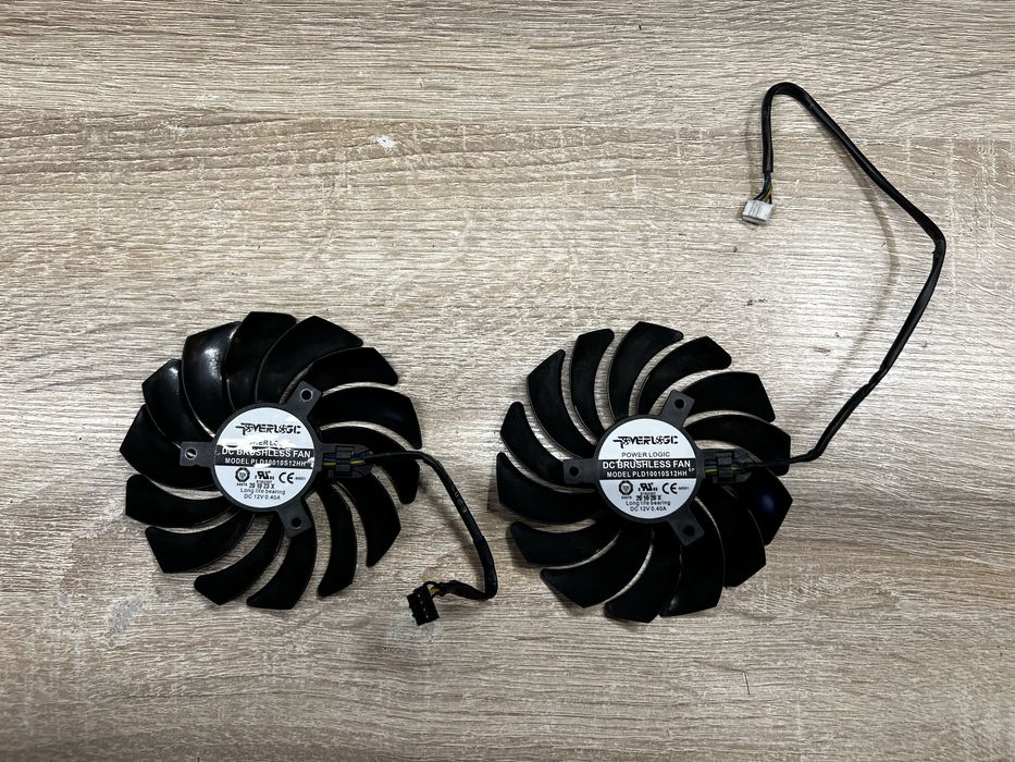 Оригінальні вентилятори msi для 3060ti
