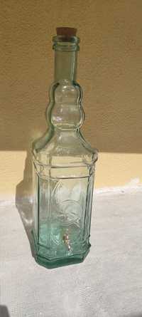 Garrafa 56cm em vidro com torneira