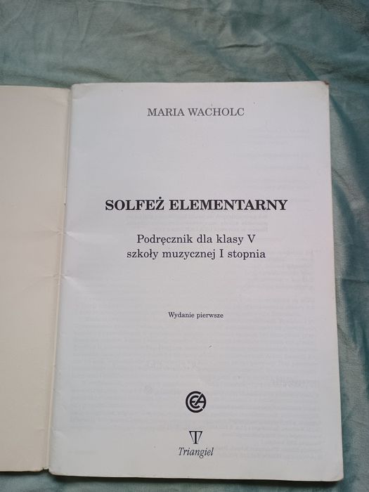 Solfeż elementarny 5 Maria Wacholc