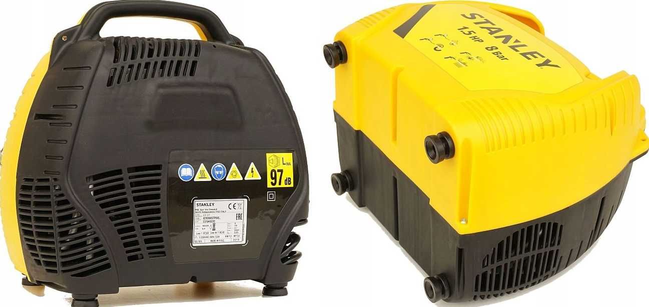 Nowy KOMPRESOR Bezolejowy Stanley 1100W Sprężarka + Gratis (WYPRZEDAŻ)